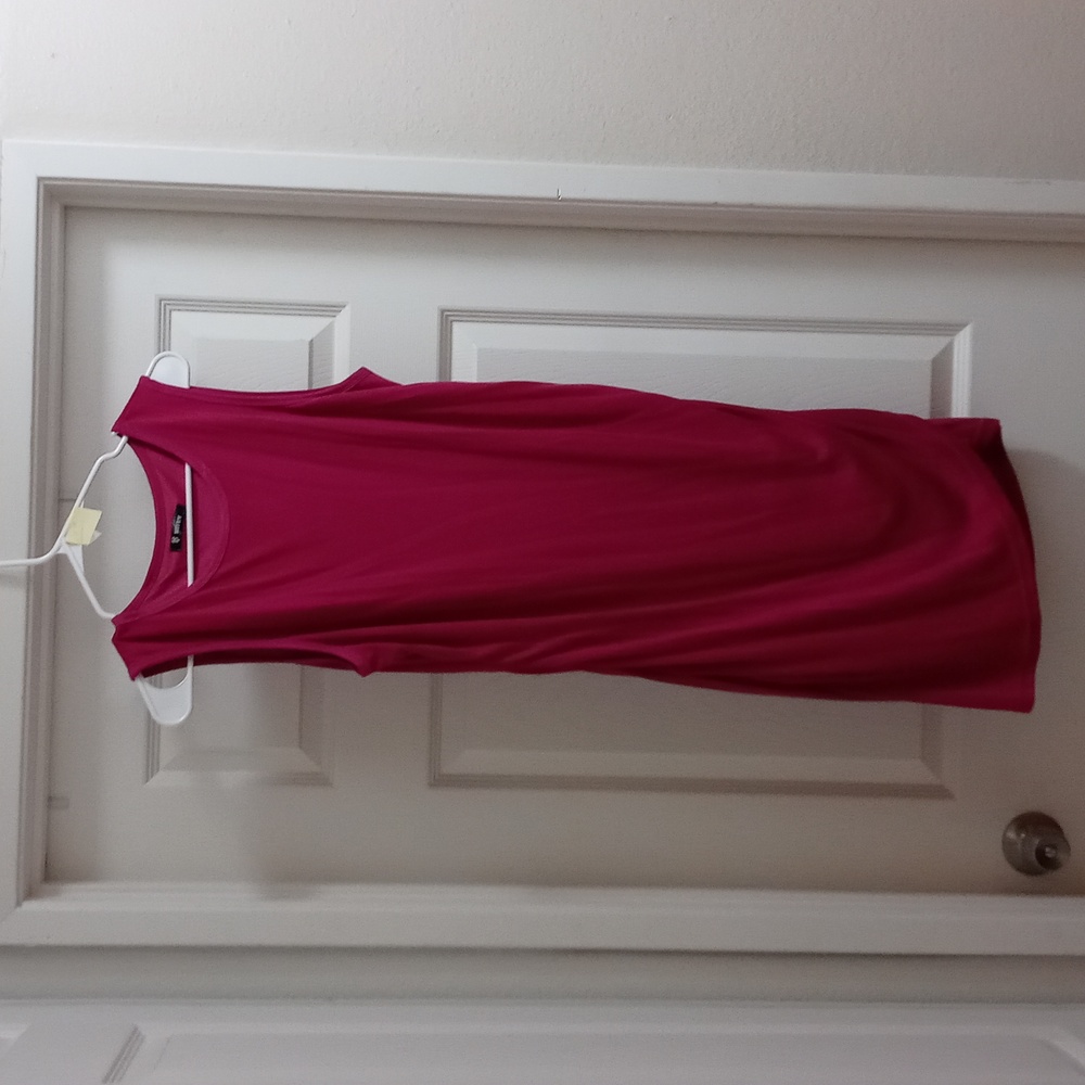 Btfm dress/New btfm crew neck rushed summer tank body con shirt